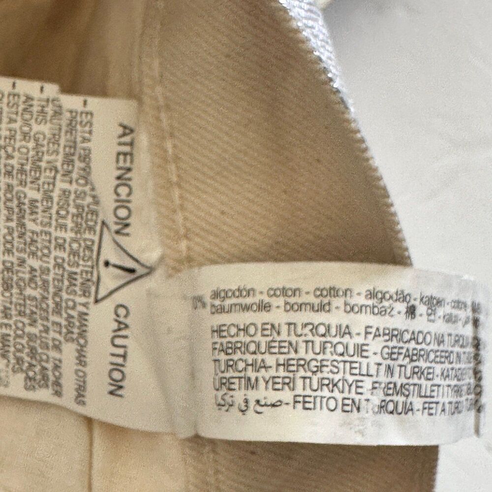 Zara mid rise boyfriend jeans metallic silver jeans size 4 NWOT - Picture 8 of 12